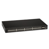 Aerohive Networks SR2348P 48-Port Gigabit Ethernet Switch with POE+, 4 x 10GE SFP+ uplinks, 740W POE budget, Layer 2, Stacking,