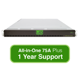 AlienVault USM All-in-One 75A, Hardware Appliance with 1 Year Support