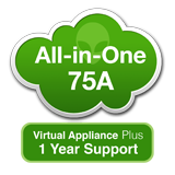 AlienVault USM All-in-One 75A Virtual Appliance with 1 Year Support