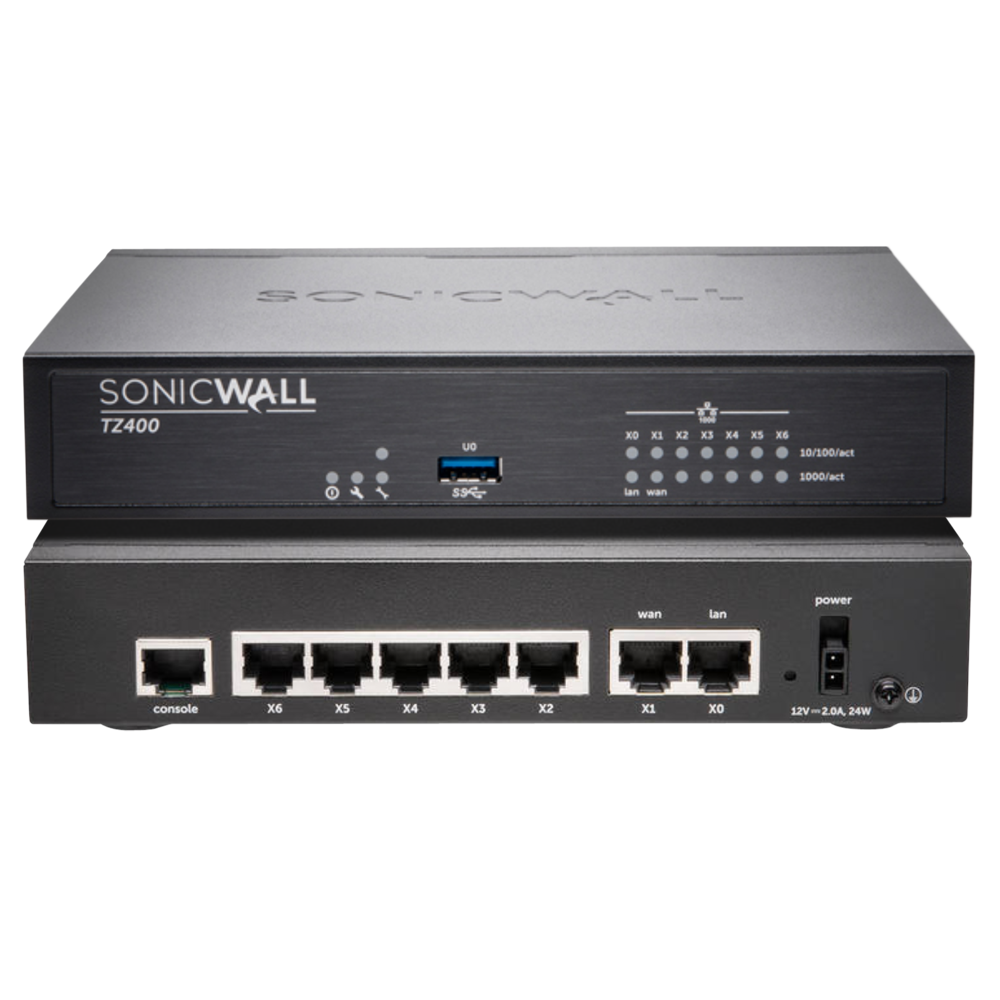 SonicWall TZ-400 TotalSecure Bundle - Includes TZ 400 Appliance