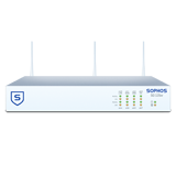 Sophos  SG 125w Rev 3 Wireless Firewall with 8 GE ports, HDD + Base License for Unlimited Users (Appliance Only)