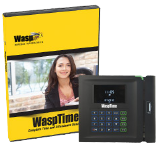 Wasp Barcode WaspTime Barcode Enterprise Edition – Barcode Time and Attendance System with BC100 Barcode Employee Time Clock