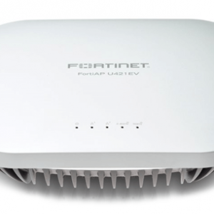 Fortinet FortiAP U421EV Indoor Wireless AP –  2 x GE RJ45 port, 802.11 a/b/g/n/ac WAVE 2