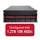 Nexsan E60VT 72TB (60x 1.2TB 10K HDD) Storage Array, Dual Controller, 60 Bay,4U, 16GB Cache, 4x 8Gb FC & 4x 1GbE iSCSI