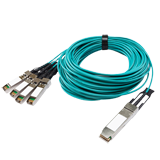 Extreme 100Gb AOC QSFP28 x 4 SFP28 20m