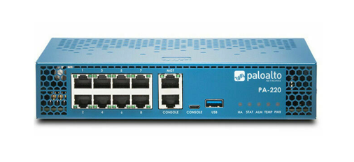 Palo Alto PA-220 Next-Gen Firewall – 500Mbps, 100Mbps IPSec VPN Throughput – (Purchase of Support Contract Required)