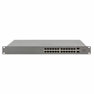 Cisco Meraki Go – 24 Port POE Switch – US Power – GS110-24P-HW-US