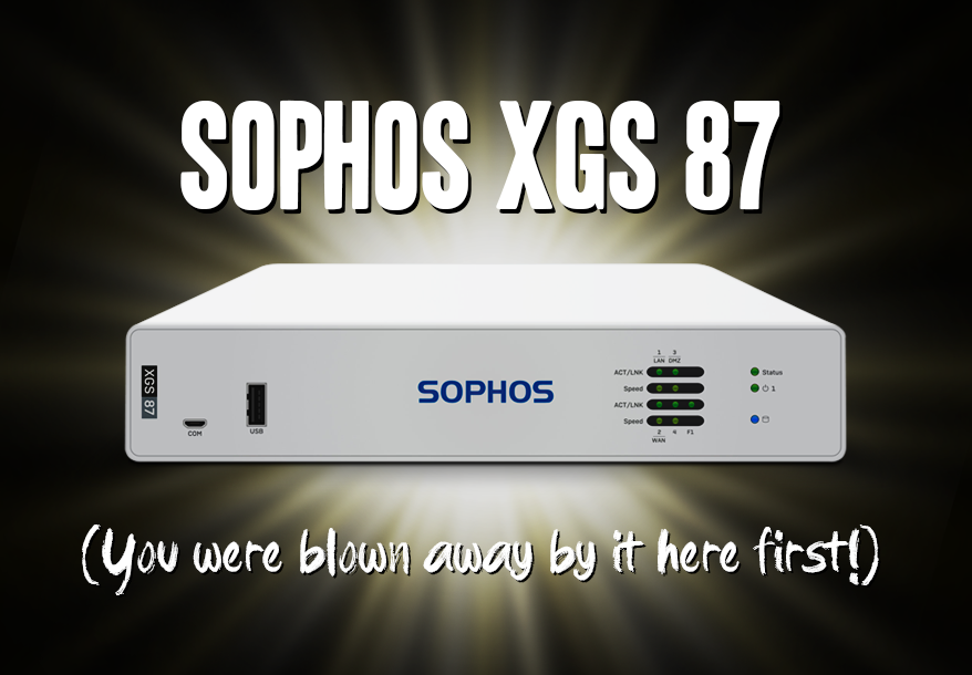 Sophos XGS 87 firewall