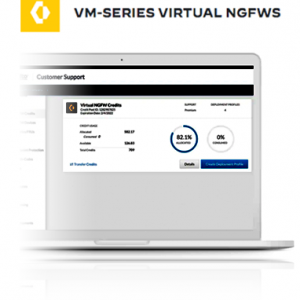 Palo Alto VM-100 virtual firewall GlobalProtect Gateway subscription for 1 year
