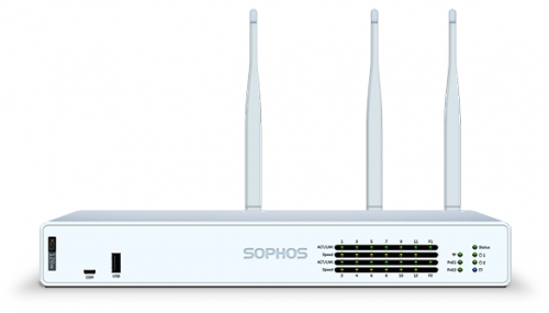 Sophos XGS 126W Firewall with 12 GE incl. 2 with PoE (30W each) + 2 SFP ports