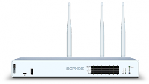 Sophos XGS 136W Firewall with 10 GE + 2x 2.5GE with PoE (30W each) + 2 SFP ports