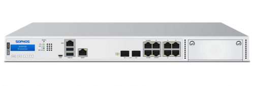 Sophos  XGS 2300 firewall with 8 GE + 2 SFP ports, 1 expansion bay for optional Flexi Port module