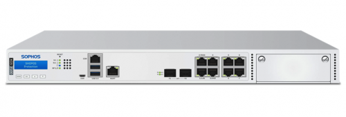 Sophos XGS 2100 firewall with 8 GE + 2 SFP ports, 1 expansion bay for optional Flexi Port module