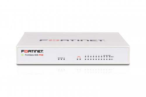 Fortinet FortiGate 60E Network Security/Firewall Appliance10 Port1000Base-TGigabit EthernetAES (256-bit), SHA-110 x RJ-45De… FG-60E-POE