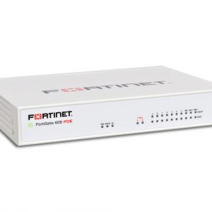 Fortinet FortiGate-60E-POE / FG-60E-POE Next Generation (NGFW) Firewall Appliance, 10 x GE RJ45 ports