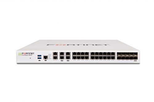 Fortinet FortiGate 800D Network Security/Firewall Appliance24 Port10GBase-X, 1000Base-X, 1000Base-T10 Gigabit EthernetAES (256-bit),… FG-800D