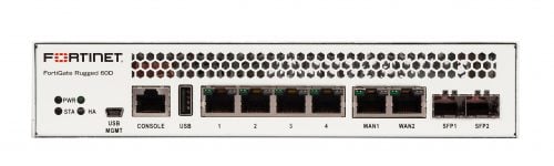 Fortinet FortiGate Rugged 60D Network Security/Firewall Appliance4 Port1000Base-T, 1000Base-XGigabit Ethernet4 x RJ-452 Total Exp… FGR-60D