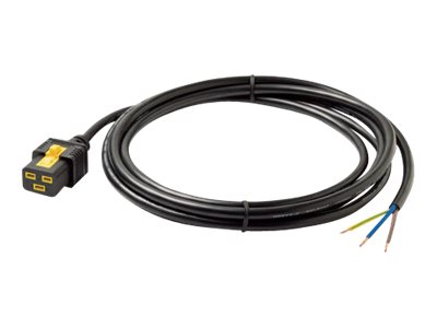 APC  power cable IEC 60320 C19 to hardwire 3-wire 10 ft AP8759