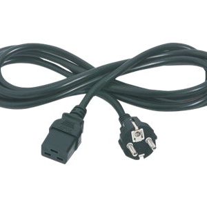 APC  power cable IEC 60320 C19 to CEE 7/7 8 ft AP9875