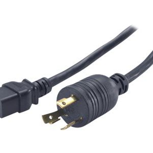 APC  power cable NEMA L6-30 to IEC 60320 C19 8 ft AP9896