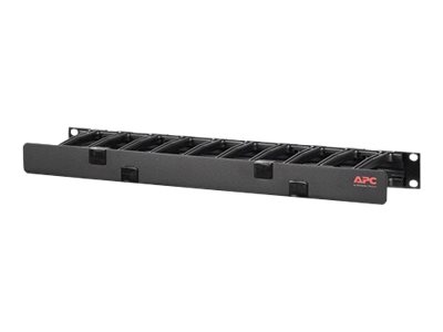 APC  Horizontal Cable Manager Single-Sided with Cover rack cable management kit 1U AR8602A