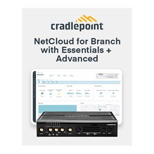 CradlePoint     NetCloud Essentials and Advanced for Branch Routers subscription license   with AER2200 router (1200Mbps modem) BAA1-2200120B-NN