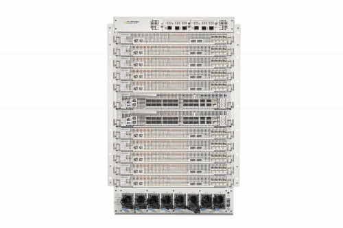 Fortinet 16U 12-SLOT CHASSIS WITH 2X FPM-7620F PROCESSOR MODULE  2X FIM-7921F I/O MODULE FG-7121F