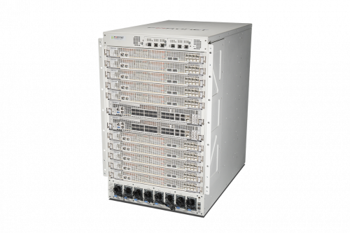 Fortinet 16U 12-SLOT CHASSIS WITH 2X FPM-7620F PROCESSOR MODULE  2X FIM-7921F I/O MODULE FG-7121F