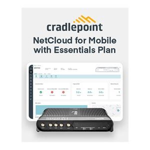 CradlePoint     NetCloud Essentials for Mobile Routers (Prime) subscription license + Support   with IBR1700 router with WiFi (600Mbps mode… MA1-1700600M-NNA
