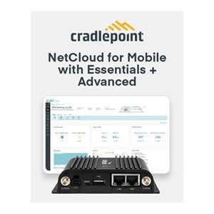 CradlePoint     NetCloud Essentials and Advanced for Mobile Routers FIPS subscription license   with IBR900 FIPS router with WiFi (1000Mbps… MA1-900F120B-XFA