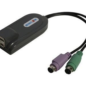 Tripp Lite   Minicom PS/2 to USB Converter for KVM Switch / Extender TAA GSA keyboard / mouse adapter USB 0DT60002