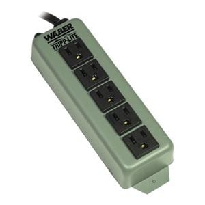 Tripp Lite   Waber Industrial Power Strip 5 Outlet 6′ Cord Switchless 5-15P power distribution strip 602