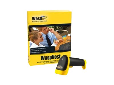 Wasp Nest box pack 1 user with WLR8900 CCD LR Scanner 633808931353