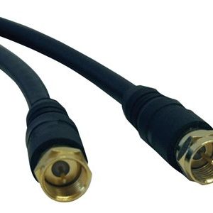 Tripp Lite   12ft Home Theater RG59 Coax Cable with F-Type Connectors 12′ RF cable 12 ft A200-012