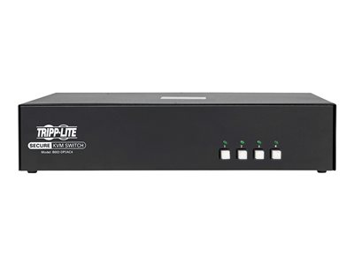 Tripp Lite   Secure KVM Switch, Dual Monitor, DisplayPort to DisplayPort 4-Port, 4K, NIAP PP3.0, Audio, CAC KVM / audio switch 4 ports TAA Com… B002-DP2AC4