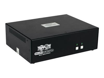 Tripp Lite   Secure KVM Switch 2-Port Dual-Monitor DisplayPort 4K NIAP CAC KVM / audio / USB switch 2 ports TAA Compliant B002A-DP2AC2