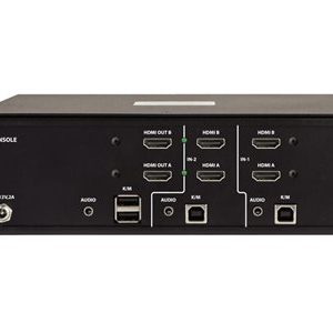 Tripp Lite   Secure KVM Switch 2-Port Dual-Monitor HDMI 4K30Hz NIAP PP3.0 TAA KVM / audio / USB switch 2 ports TAA Compliant B002A-UH2A2