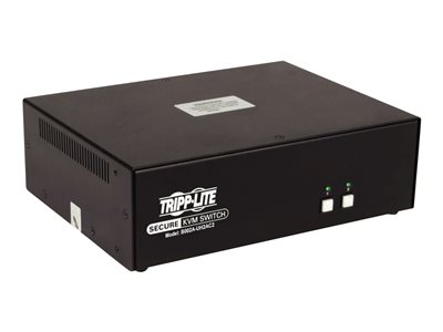Tripp Lite   Secure KVM Switch 2-Port Dual-Monitor HDMI 4K NIAP CAC PP3.0 TAA KVM / audio / USB switch 2 ports TAA Compliant B002A-UH2AC2
