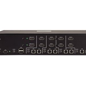 Tripp Lite   Secure KVM Switch 4-Port Dual-Monitor HDMI 4K NIAP CAC PP3.0 TAA KVM / audio / USB switch 4 ports TAA Compliant B002A-UH2AC4