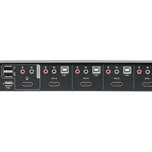 Tripp Lite   4-Port HDMI/USB KVM Switch with Audio/Video and USB Peripheral Sharing KVM / audio / USB switch 4 ports B004-HUA4-K