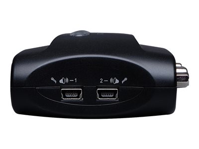 Tripp Lite   2-Port Desktop Compact USB KVM Switch with Audio & Cable Kit KVM switch 2 ports B004-VUA2-K-R