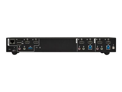 Tripp Lite   2-Port HDMI Dual-Display KVM Switch 4K 60 Hz, USB 3.2 Gen 1, HDCP 2.2, USB Sharing KVM / audio / USB switch 4 ports B006-HD2UA2
