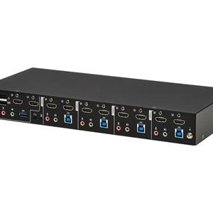 Tripp Lite   4-Port HDMI Dual-Display KVM Switch 4K 60 Hz, USB 3.2 Gen 1, HDCP 2.2, USB Sharing KVM / audio / USB switch 4 ports rack-mountabl… B006-HD2UA4