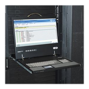 Tripp Lite   Rack Console KVM w/ 19″ LCD, DVI or VGA Adapter 1U KVM console 19″ TAA Compliant B021-000-19-HD