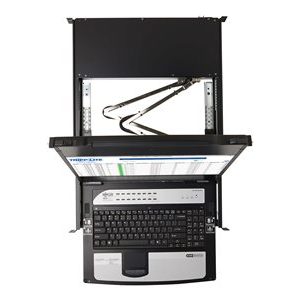 Tripp Lite DisplayPort KVM Console Switch 16-Port 17in LCD Dual Rail 1URM KVM console Full HD (1080p) 17″ TAA Compliant B030-DP16-17D Tripp Lite DisplayPort KVM Console Switch 16-Port 17in LCD Dual Rail 1URM KVM console Full HD (1080p) 17″ TAA Compliant B030-DP16-17D