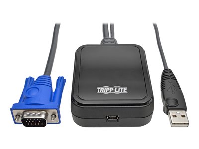 Tripp Lite   KVM Console to USB 2.0 Portable Laptop Crash Cart Adapter with File Transfer and Video Capture, 1920 x 1200 @ 60 Hz KVM switch 1 por… B032-VU1