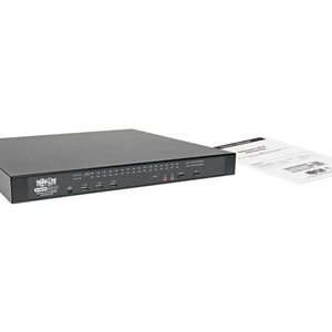 Tripp Lite   Cat5 KVM Switch Over IP 32-Port w/Virtual Media 2 Users 1URM TAA KVM switch 32 ports rack-mountable TAA Compliant B064-032-01-IPG