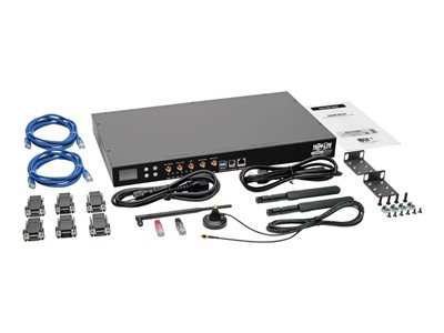 Tripp Lite   16-Port Serial Console Server, USB Ports (2) 4G LTE, Dual GbE NIC, 16Gb Flash, Desktop/1U Rack, TAA console server TAA Compliant B098-016-V