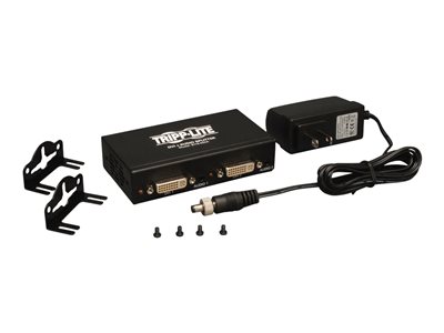 Tripp Lite   2-Port DVI Single Link Video / Audio Splitter / Booster DVIF/2xF TAA video/audio splitter 2 ports B116-002A