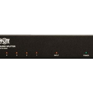 Tripp Lite 4-Port DVI Single Link Video / Audio Splitter / Booster DVIF/2xF TAA video/audio splitter 4 ports TAA Compliant B116-004A Tripp Lite 4-Port DVI Single Link Video / Audio Splitter / Booster DVIF/2xF TAA video/audio splitter 4 ports TAA Compliant B116-004A